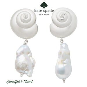 Kate Spade Freshwater Pearl Drop Statement Earrings / NWT